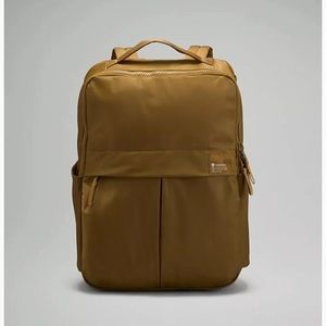Lululemon everyday backpack in burnt caramel-out of stock online-used once